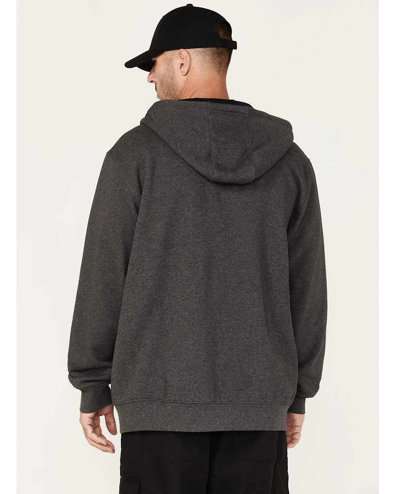 Hawx Men's Logo Thermal Hooded Zip Jacket