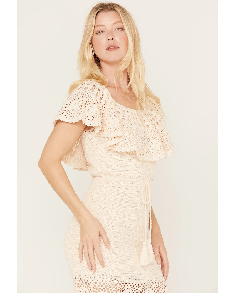 Spell Women's Iluka Crochet Midi Dress
