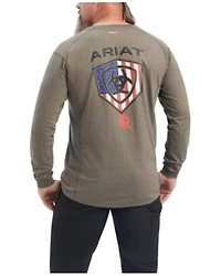 Ariat Men's FR Air Service Shield Logo Graphic Work T-Shirt