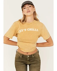 Cleo + Wolf Women's Let's Chill Short Sleeve Graphic Tee