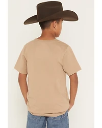 Sable Sky Boys' Wild West Short Sleeve Graphic T-Shirt