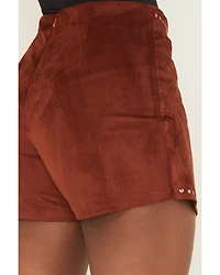 Rock & Roll Denim Women's Micro Faux Suede Skort
