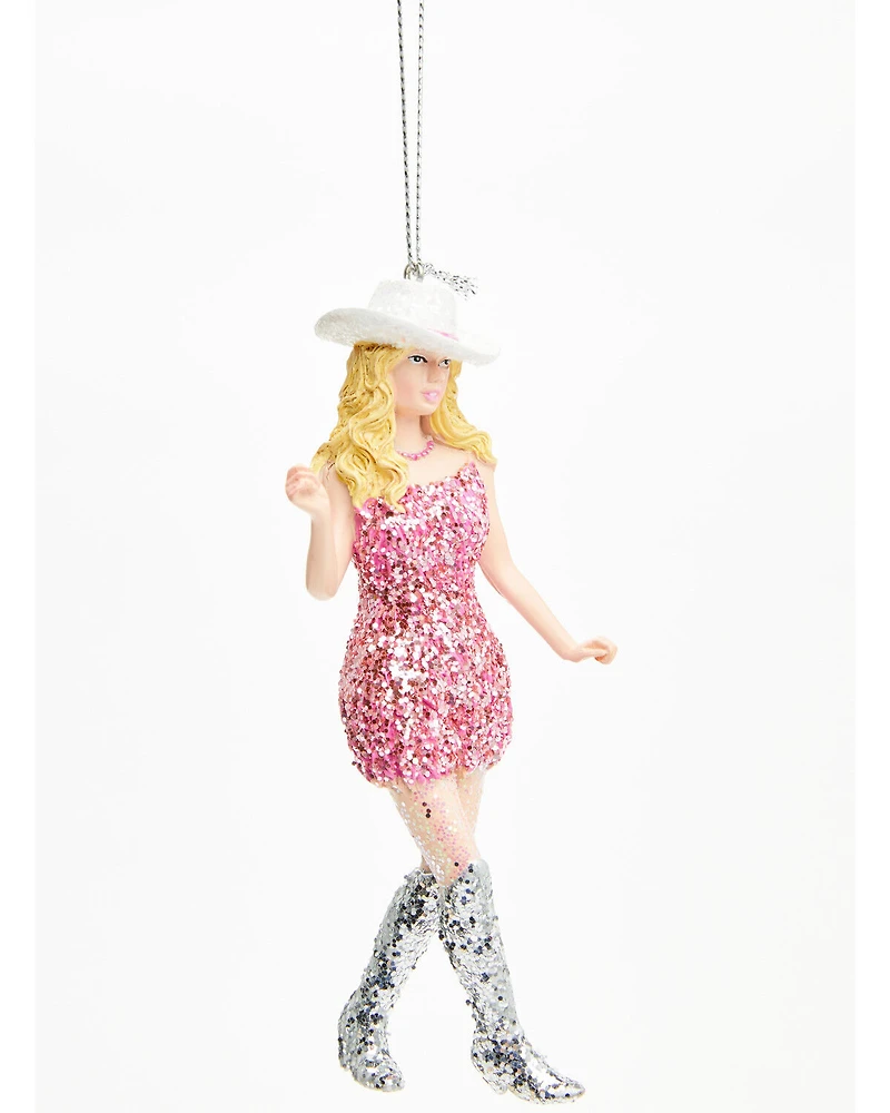 Kurt Adler Women's Nashville Cowgirl Ornament