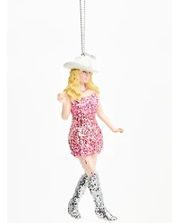 Kurt Adler Women's Nashville Cowgirl Ornament