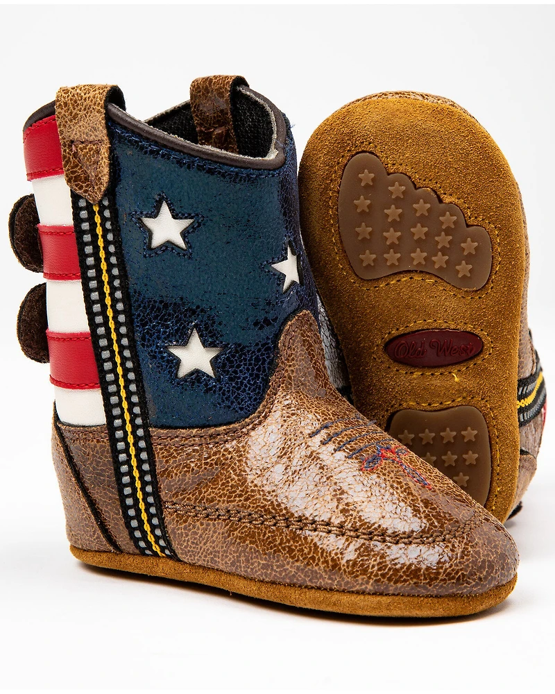 Boot Barn Infant Boys' Flag Poppet Western Boots - Round Toe