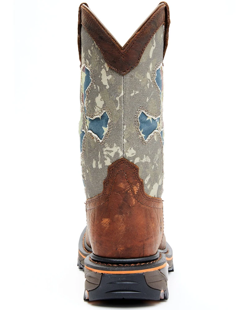 Cody James Men's Camo Decimator Western Work Boots - Soft Toe