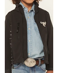 Cowboy Hardware Boys' Ghost Southwestern Print Softshell Jacket