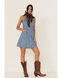 Free People Women's Sami Denim Mini Dress