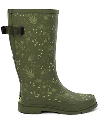 Western Chief Women's Flowered Medley Tall Rain Boots - Round Toe