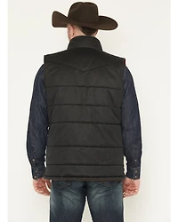 Cody James Men's Oil Slick Snap Lined Vest