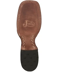 Justin Women's Exotic Full Quill Ostrich Western Boots - Broad Square Toe