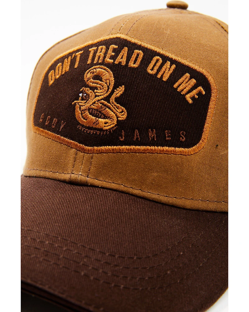 Cody James Men's Don't Tread On Me Oil Canvas Ball Cap
