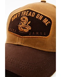 Cody James Men's Don't Tread On Me Oil Canvas Ball Cap
