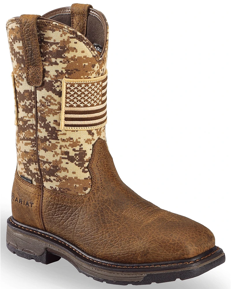Ariat Men's WorkHog® Patriot Western Boots - Steel Toe