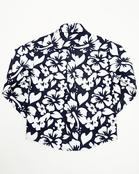 Cinch Toddler Boys' Floral Print Long Sleeve Button-Down Western Shirt