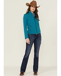 RANK 45® Women's Soft Shell Logo Riding Jacket