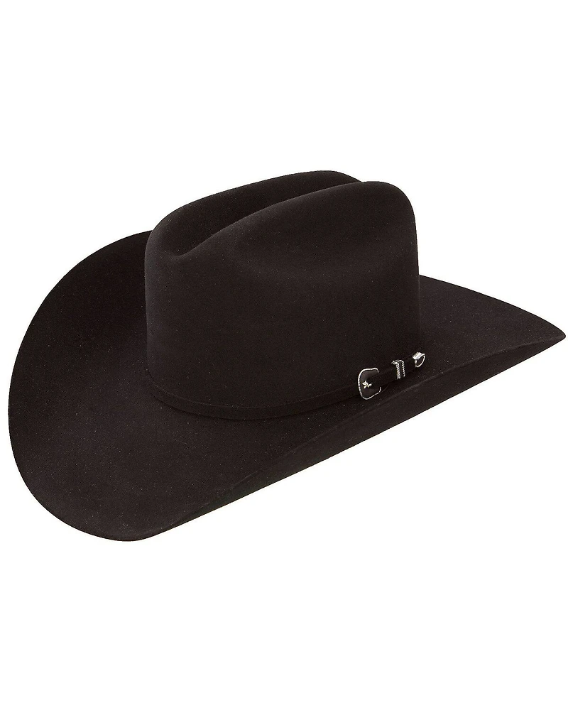 Resistol Men's 6X City Limits George Strait Black Fur Felt Cowboy Hat