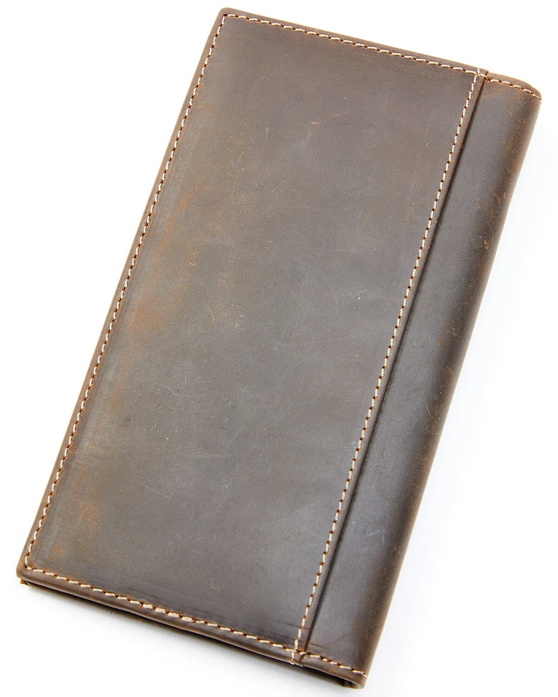 Cody James Men's Bi-Fold Crocodile Print Embossed Rodeo Wallet
