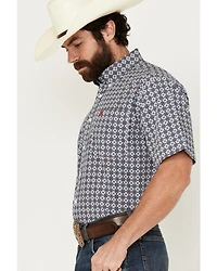 Cinch Men's Boot Barn Exclusive Medallion Print Short Sleeve Button-Down Western Shirt