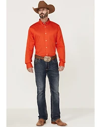RANK 45® Men's Basic Twill Long Sleeve Button-Down Western Shirt