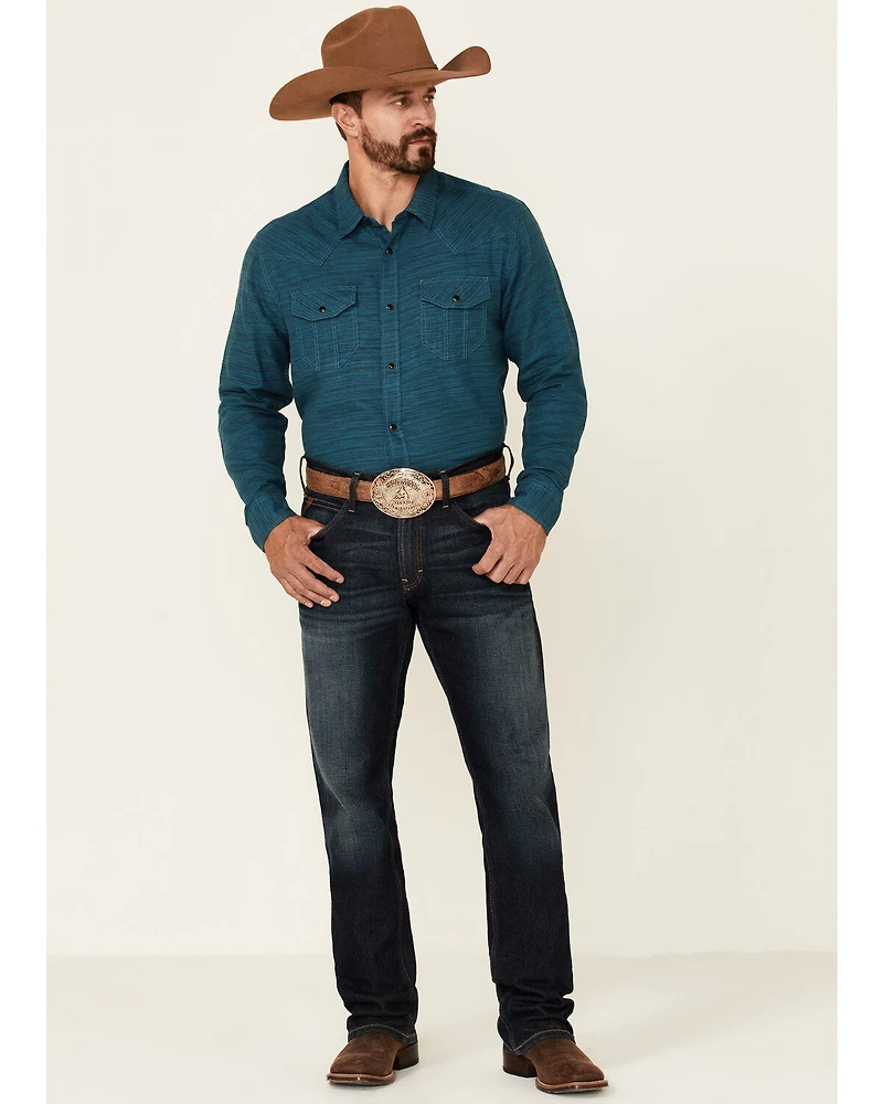 Cody James Men's Ride On Solid Long Sleeve Snap Western Shirt