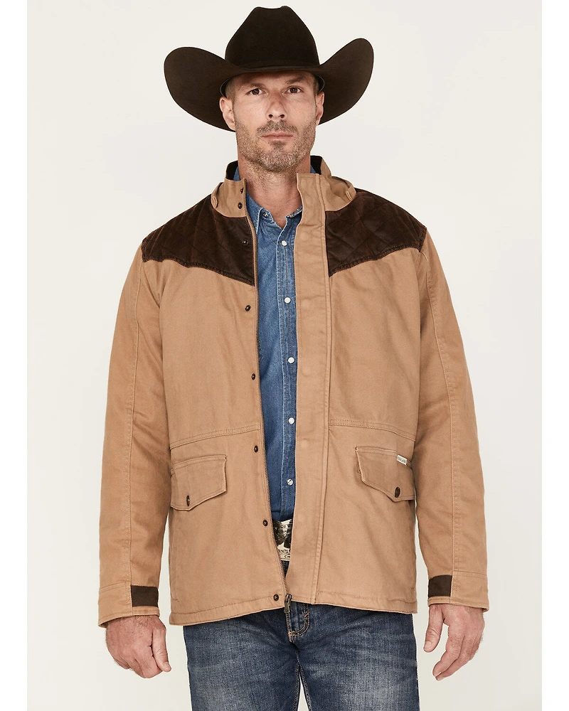 Cody James Men's Olton Utility Canvas Rancher Hooded Jacket