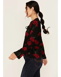 Idyllwind Women's Libbel Rose Print Long Sleeve Top