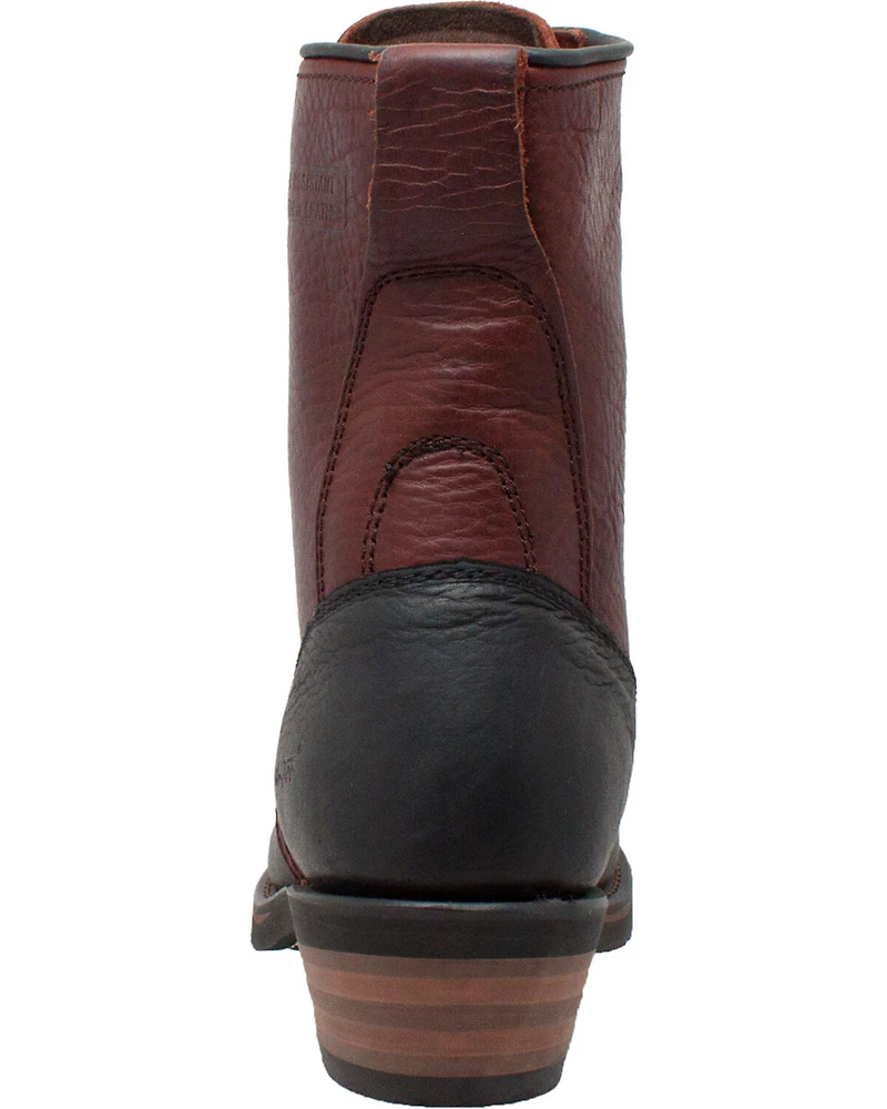 Ad Tec Women's 8" Tumbled Leather Packer Boots - Soft Toe