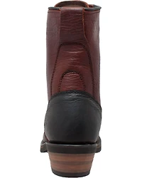 Ad Tec Women's 8" Tumbled Leather Packer Boots - Soft Toe