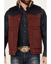Kimes Ranch Men's Muir Trail Colorblock Quilted Vest