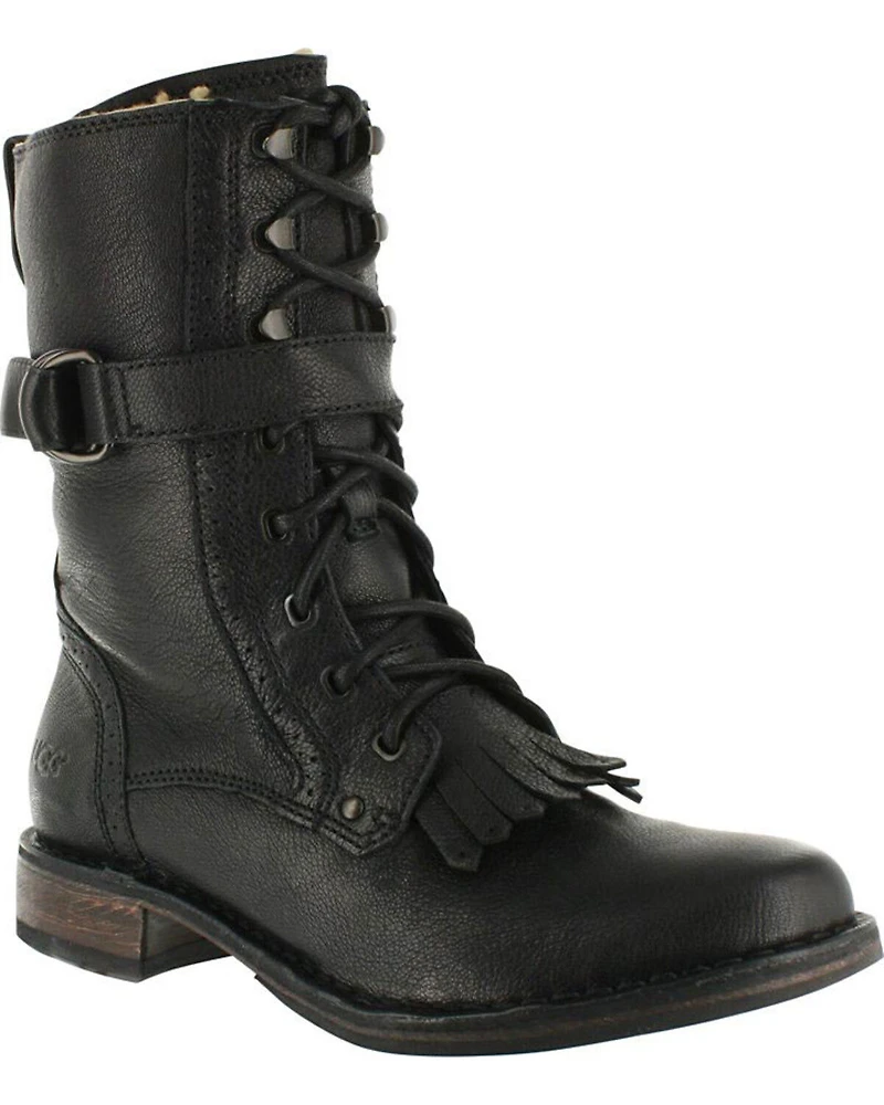 UGG Women's Jenna Military Boots - Round Toe