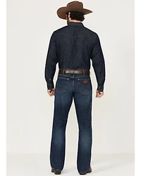 Wrangler Men's Retro Relaxed Fit Mid Rise Boot Cut Jeans