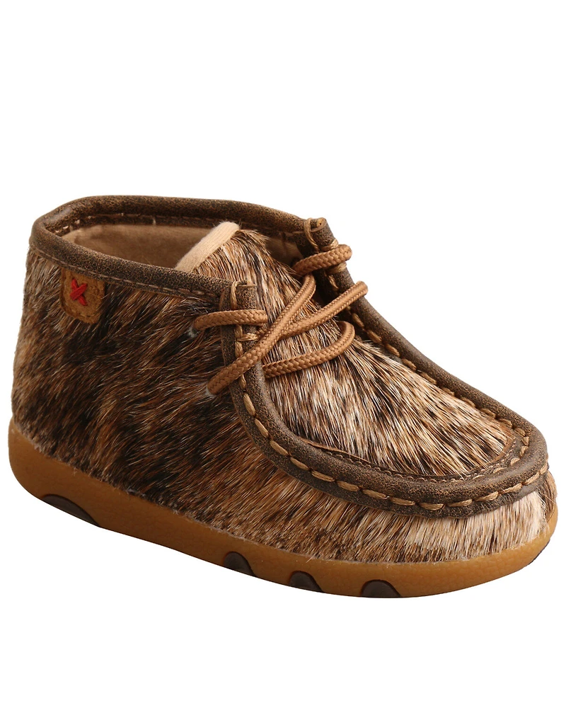 Twisted X Infant Girls' Brindle Chukka Driving Mocs