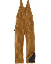 Carhartt Men's Loose Fit Firm Duck Insulated Work Bib Overalls