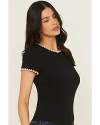 White Crow Women's Ribbed Whip Stitch Top