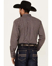 Ariat Men's Crawford Medallion Print Long Sleeve Button-Down Western Shirt