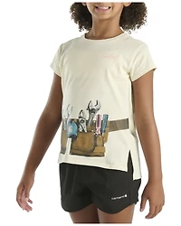 Carhartt Toddler Girls' Toolbelt Short Sleeve Graphic T-Shirt