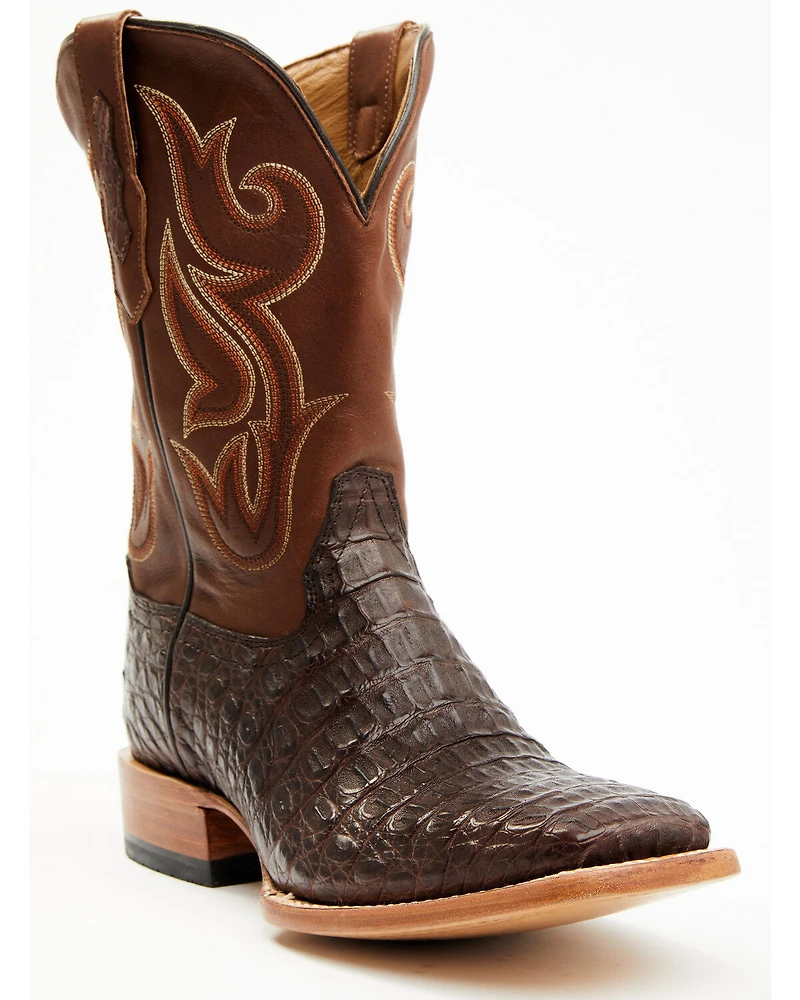 Cody James Men's Exotic Caiman Western Boots - Broad Square Toe