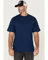 Hawx Men's Eagle Short Sleeve Graphic Work Shirt