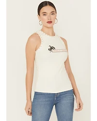 Idyllwind Women's Locals Only Graphic Ribbed Tank