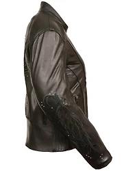 Milwaukee Leather Women's Stud & Wing Jacket