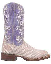 Dan Post Women's White Sands Western Boots - Broad Square Toe