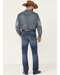 Cody James Men's Hazer Wash Jackson Slim Straight Stretch Denim Jeans