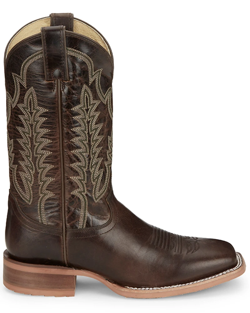 Justin Men's Lyle Umber Western Boots - Broad Square Toe