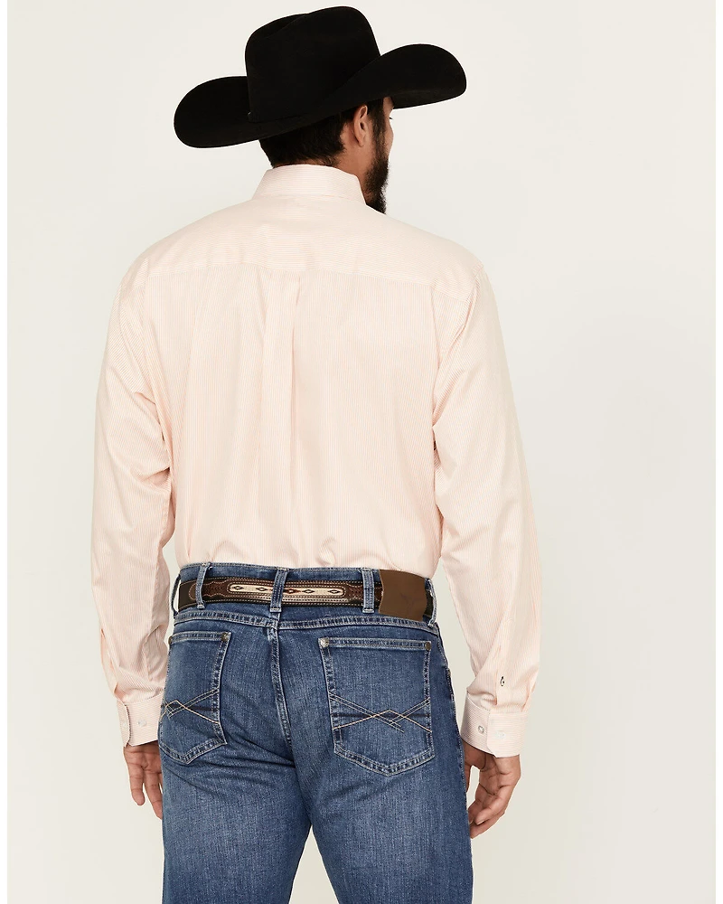Cinch Men's Striped Long Sleeve Button-Down Western Shirt