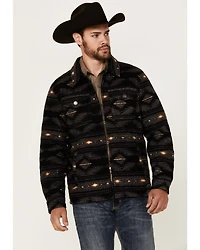 Powder River Outfitters Men's Southwestern Print Berber Zip Jacket