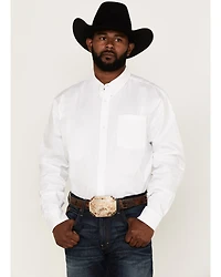 RANK 45® Men's Basic Twill Long Sleeve Button-Down Western Shirt - Tall