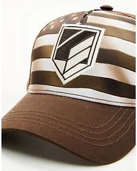 RANK 45 Men's Flag And Logo Baseball Cap