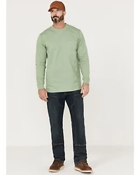 Hawx Men's Solid Loden Forge Long Sleeve Work Pocket T-Shirt - Tall