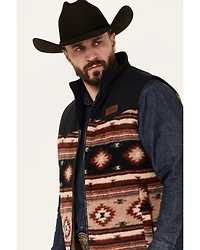 Cinch Men's Reversible Southwestern Print Quilted Vest